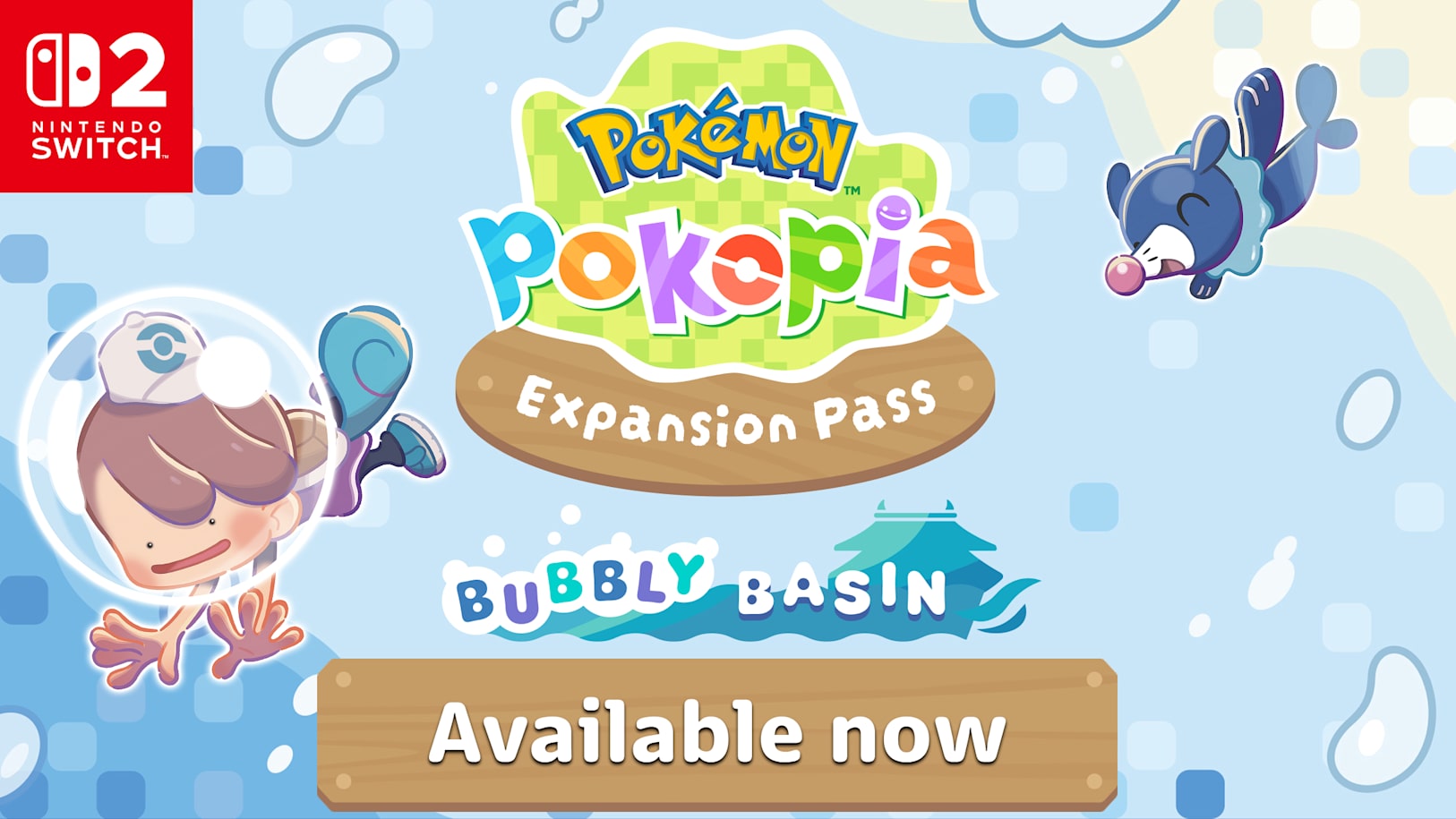 Pokémon Pokopia otvorila Bubbly Basin. DLC pridáva podvodné stavanie aj nové Pokémony