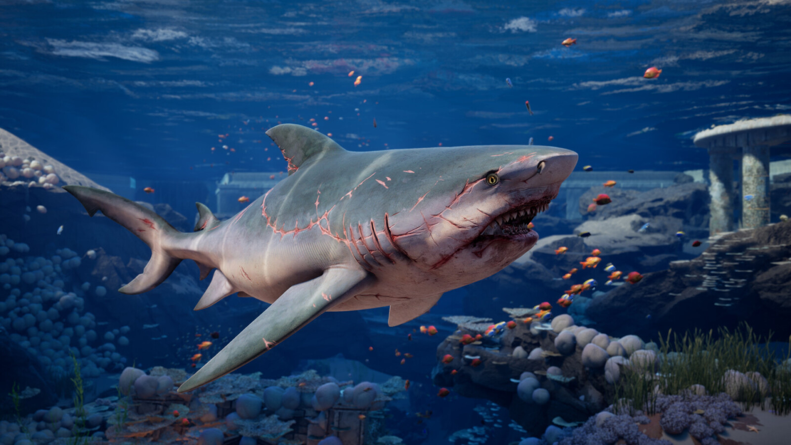 Maneater 2 ukázal Neptune’s Kingdom. Žralok dostane väčší sandbox